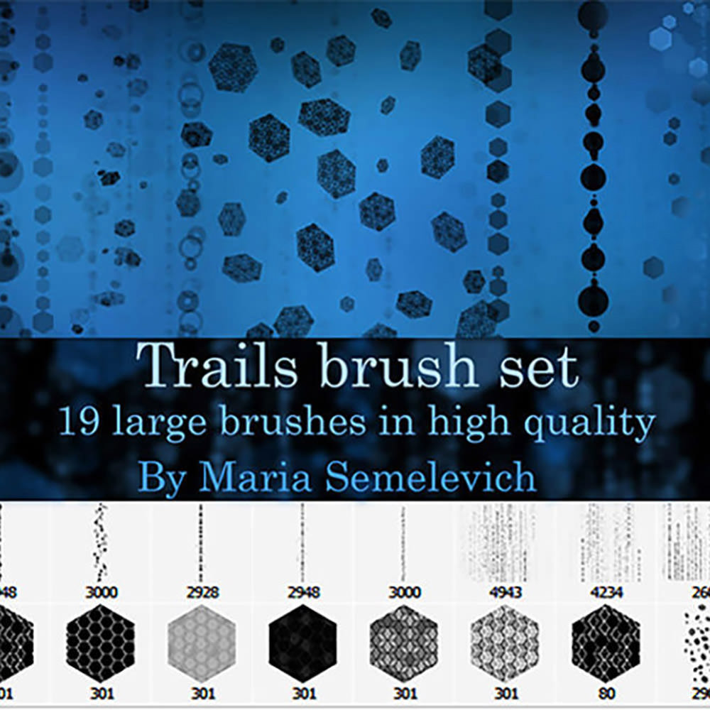 Seamless Bokeh Textures Photoshop Brushes